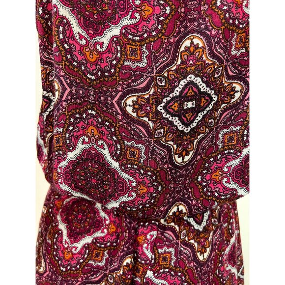 Vintage-Inspired Ambiance Paisley Print Romper S - Picture 8 of 16